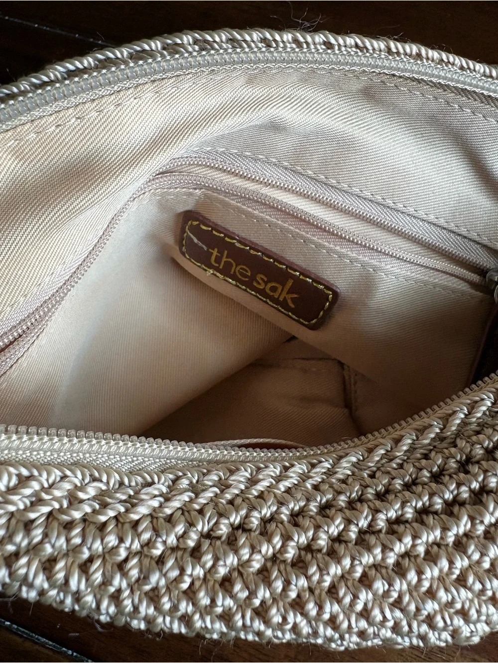 The Sak Lumi crossbody, color Bamboo. NEW